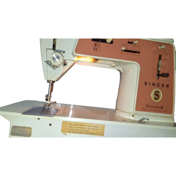 AS-IS Singer Special Zig Zag Model 626 Sewing Machine w/ Foot Pedal & Case VTG - Picture 4 of 16